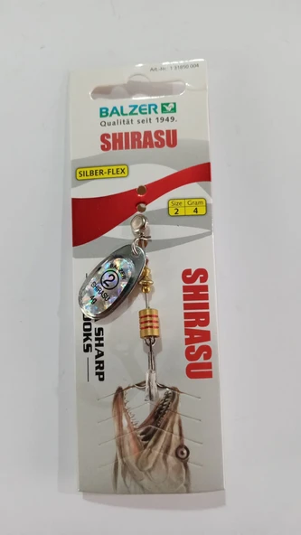 Balzer 13185 Shirasu Spinner Alabalık Kaşığı No: 2 Gr: 4 ürün görseli 1