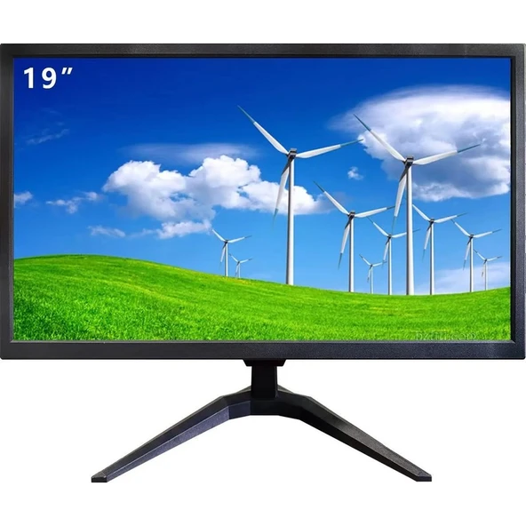 Eurocam 19" 65hz 5ms (Hdmı VGA + Hoparlör) 1920 x 1080P Hd LCD Monitör ürün görseli 1