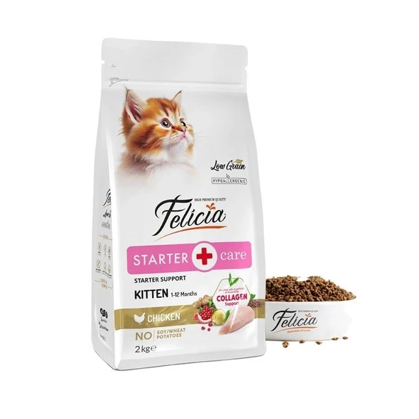 Felicia Tavuklu Düşük Tahıllı Yavru Kedi Maması 2 kg ürün görseli 1