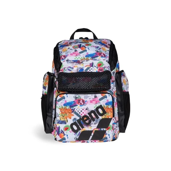 Arena One Go Backpack 45L Allover Collage Unisex Yüzücü Sırt Çantası 010232101 ürün görseli 1