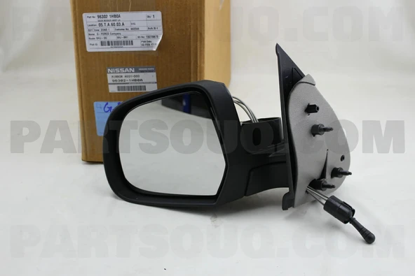 Nissan Micra Dış Ayna Manuel Desenlı Sol 2010- (Oem No:  963021Hb0A) ürün görseli 1