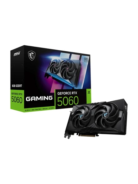 MSI RTX 5060 8G Gaming OC G5060-8GC 128 Bit GDDR7 8 GB Ekran Kartı ürün görseli 1
