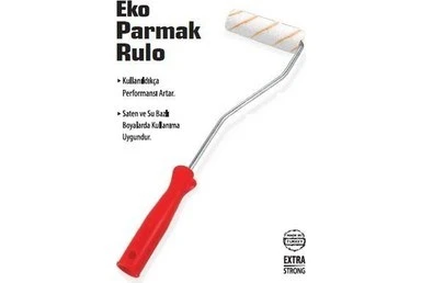 SGS6010 Eko Parmak Rulo 10Cm Saten ve Su Bazlı Boyalar İçin 1 Adet Ergonomik Kullanım ürün görseli 1