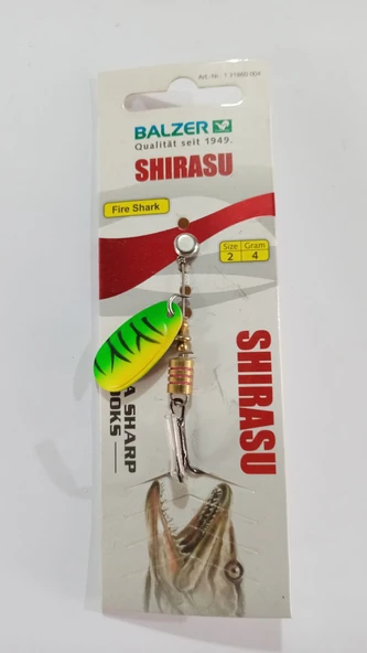 Balzer 13186 Shirasu Spinner Alabalık Kaşığı No: 2 Gr: 4 ürün görseli 1