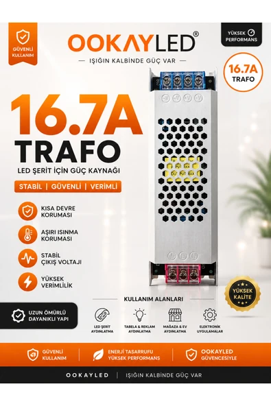 OOKAY 16.7AMPER TRAFO ürün görseli 1