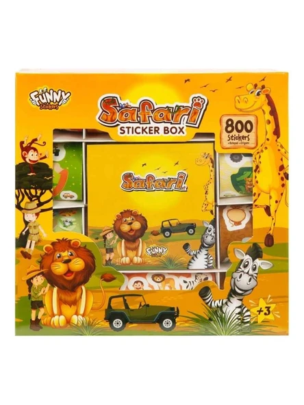 Aden Oyuncak Sticker Set Safari ADN-3161 ürün görseli 1