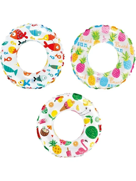 Desenli Lüks Simit 51 cm Intex - 59230 - Resim 2