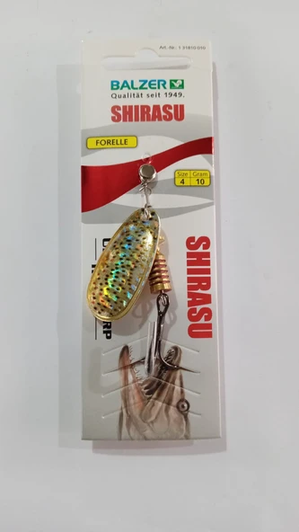Balzer 13181 Shirasu Spinner Alabalık Kaşığı No: 4 Gr: 10 ürün görseli 1