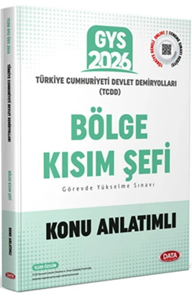 Data 2026 TCDD GYS Bölge Kısım Şefi Konu Anlatımlı ürün görseli 1