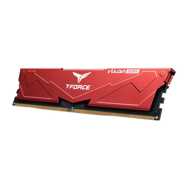 TEAM T-Force Vulcan Red 16GB (1x16GB) 6000Mhz DDR5 CL38 Gaming Ram ürün görseli 1
