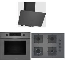 FXSA243F  OE36P9P10D DVK6J479 GRİ ANKASTRE SET ürün görseli 1