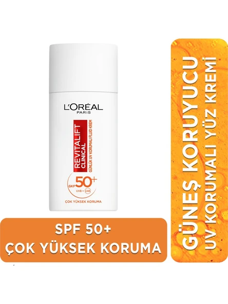 Revitalift Clinical Spf 50+ Günlük Yüksek Uv Korumalı Yüz Güneş Kremi 50ml ürün görseli 1