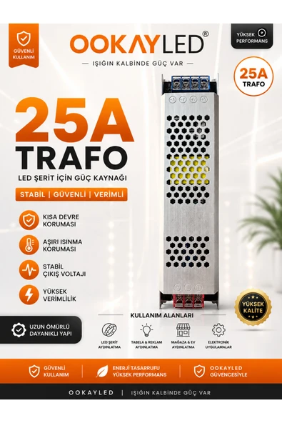 OOKAY 25AMPER TRAFO ürün görseli 1