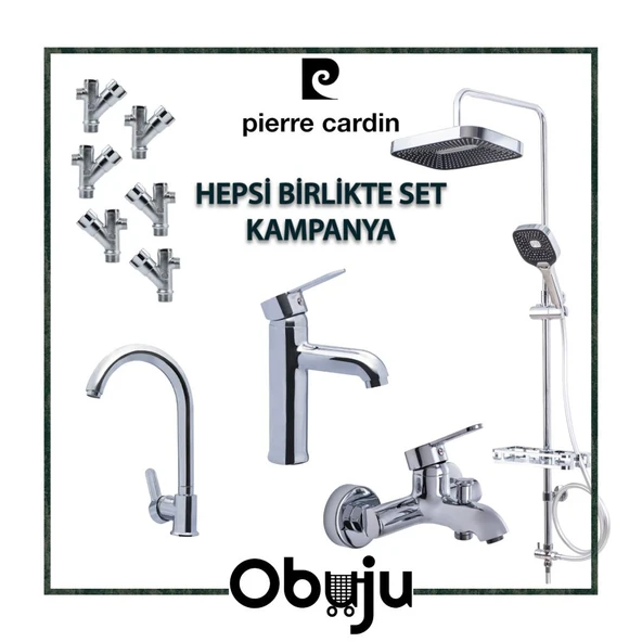 Pierre Cardin Armatür Seti 10 Parça PIE-SET-2 ürün görseli 1