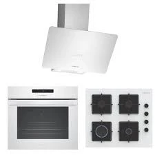 FXSA243B OE36P2P11D DVK6J429 BEYAZ ANKASTE SET ürün görseli 1