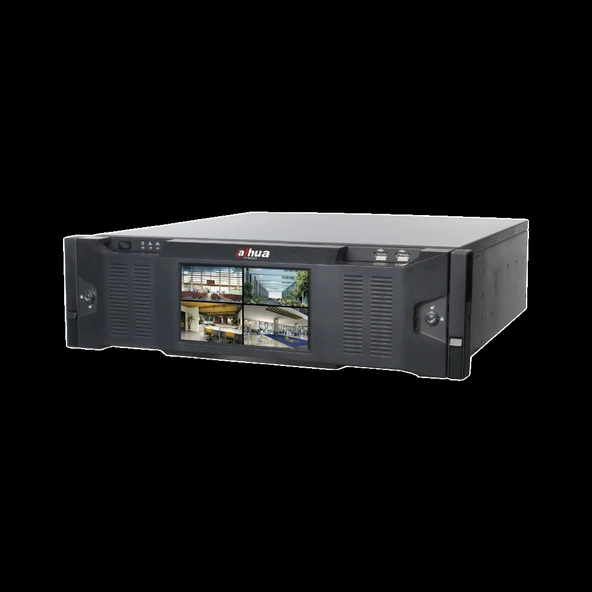 DAHUA IVSS7016DR, 256Kanal, 24Mpix, H265+, 16 HDD, 1080P Kayıt, 768 Mbps Bant Genişliği, 4 Port Gigabit Mbps LAN, RAID 0 ürün görseli 1