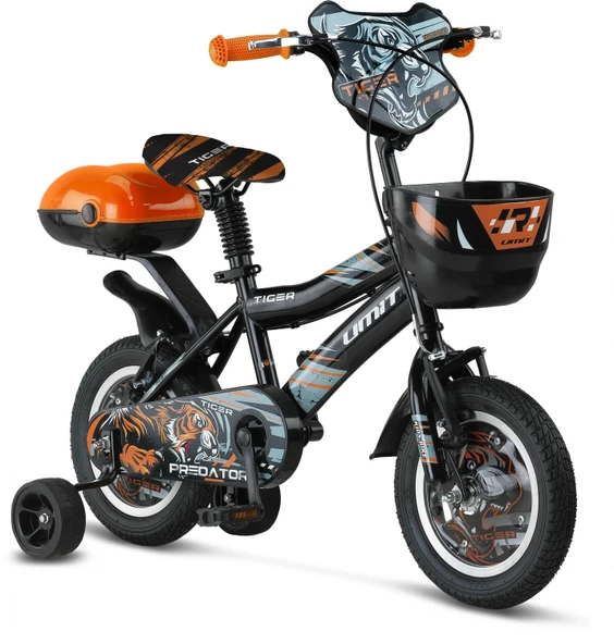 ÜMİT 1245 TIGER-V-ERKEK ÇOCUK BİSİKLETİ 12 JANT SİYAH ürün görseli 1