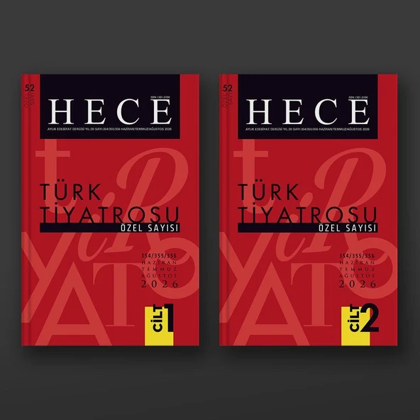 Hece Dergi 52.Özel Sayı Haziran 2026 - Türk Tiyatrosu Özel Sayısı (2 Cilt) ürün görseli 1