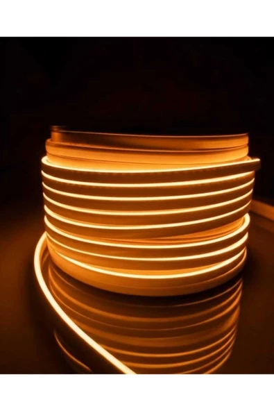 Ookayled 2835 12V NEON FLEX LED 5 MERTRE AMBER ürün görseli 1