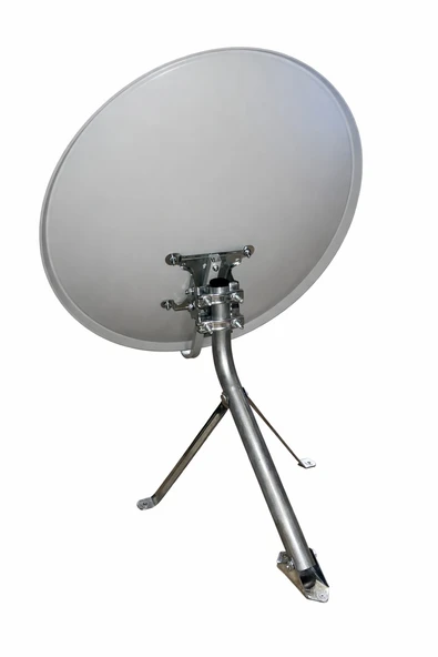 ZumaStar 70cm 0.60mm Çanak Anten İkili LNB 100 Metre Anten Kablosu ürün görseli 1