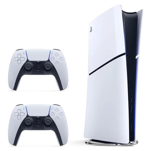 Sony Playstation 5 Slim Dijital 825 GB + 2.kol Dualsense ( İthalatçı garantili ) ürün görseli 1