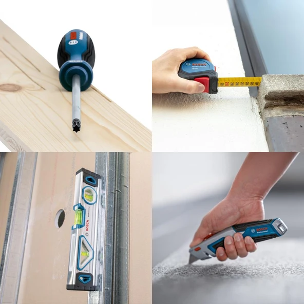 Bosch Profesyonel 19 Parça El Aletleri Seti - Resim 5