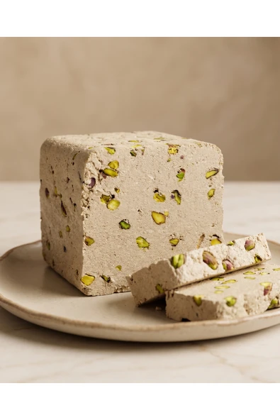 BAŞOĞLU HELVA Antep Fıstıklı Tahin Helva 500 gr ürün görseli 1