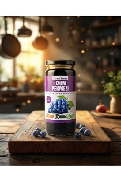 Ziraat Tarım ÜZÜM PEKMEZİ 620GR + TAHİN 500GR ürün görseli 1