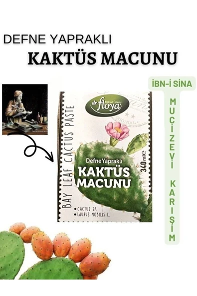 Dr. Floya Defne Yapraklı Kaktüs Macunu 340 G * 2 Adet ürün görseli 1