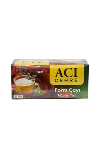 Cemilefendi Acı Cehre Form Çayı 20'li Süzen Poşet Fes ürün görseli 1