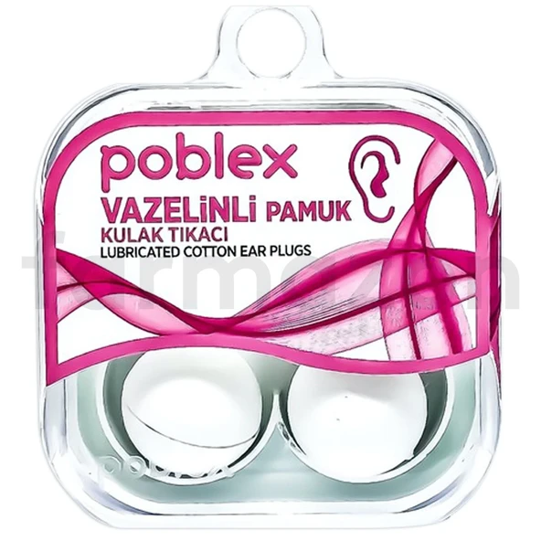 Poblex Vazelin Kulak Tıkacı 2'li ürün görseli 1