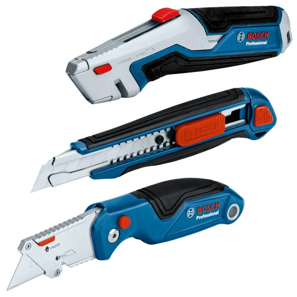 Bosch 3 Parça Maket Bıçağı Seti ürün görseli 1