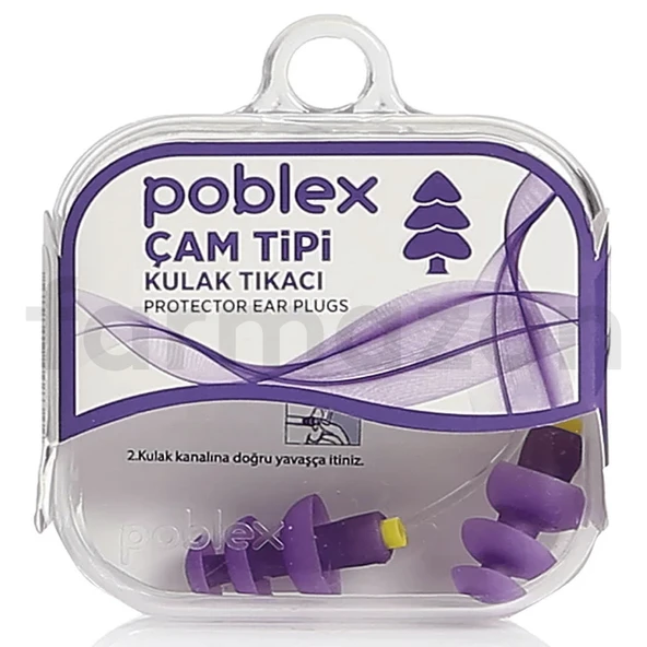 Poblex Çam Tipi Kulak Tıkacı - Small ürün görseli 1
