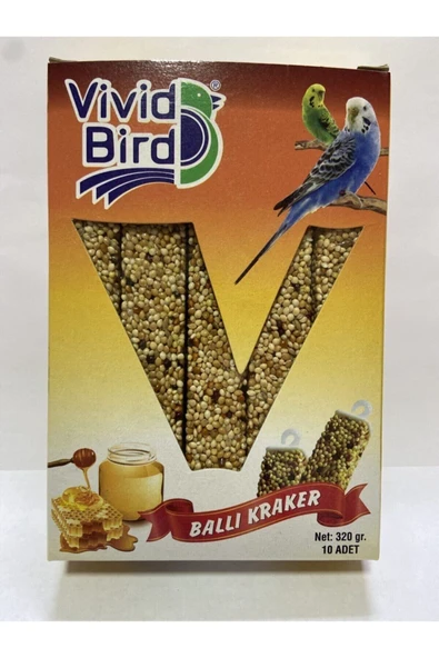 Vivid Bird Ballı Kraker Muhhabbet Kuşu 10'lu 2 KUTU TOPLAM 20 ADET ürün görseli 1