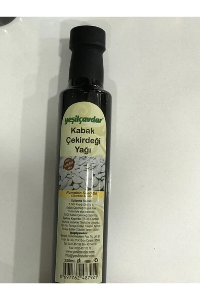 Yeşilçavdar Kabak Çekirdeği Yağı 250 ml ürün görseli 1