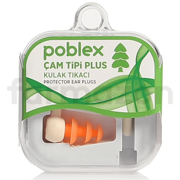 Poblex Çam Tipi Plus Kulak Tıkacı - Large ürün görseli 1