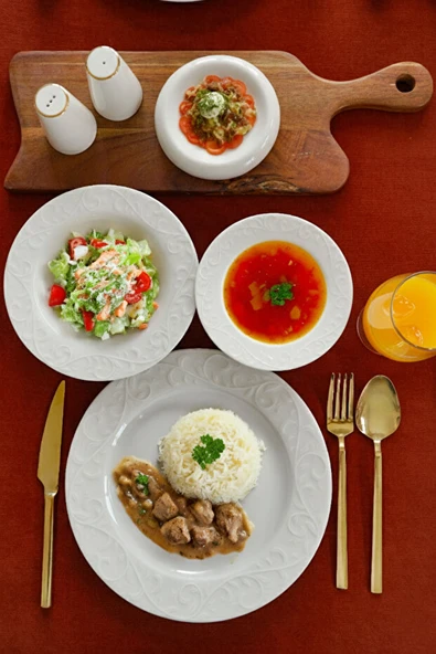 Bahar 18 Parça 6 Kişilik Yemek Seti - Resim 4