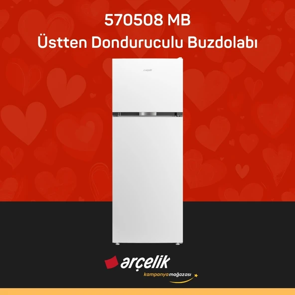 ARÇELİK 570508 MB Üstten Donduruculu Buzdolabı ürün görseli 1