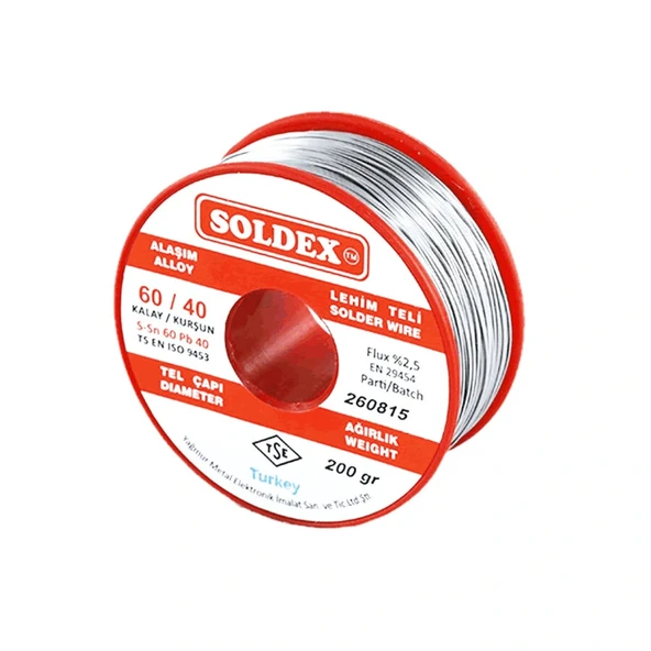 0.75mm 200 gr Soldex Lehim Teli - Resim 2