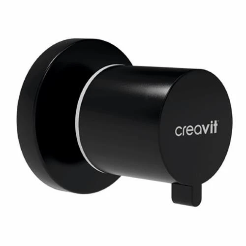 Creavit Aç Kapa Ara Kesme Valfi (G 1/2") Mat Siyah AC50L ürün görseli 1
