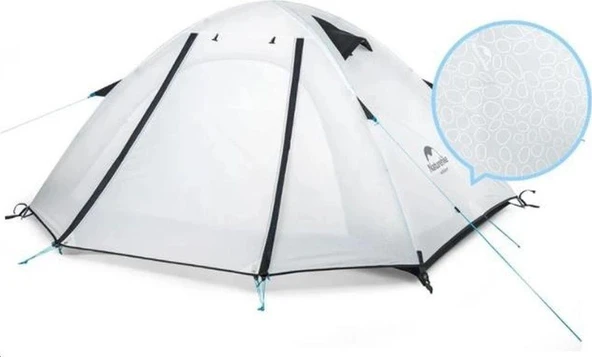 Naturehike P Serisi 4 Kişilik Beyaz Çadır ürün görseli 1
