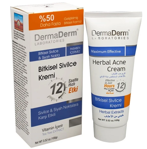 Dermaderm Sivilce ve Siyah Nokta Karşıtı Krem 100 gr ürün görseli 1