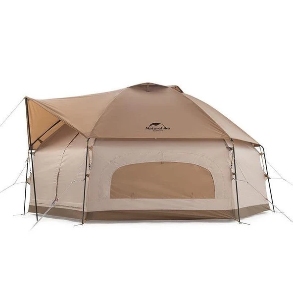 Naturehike Mg Altıgen Glamping Kanvas Kamp Çadırı ürün görseli 1