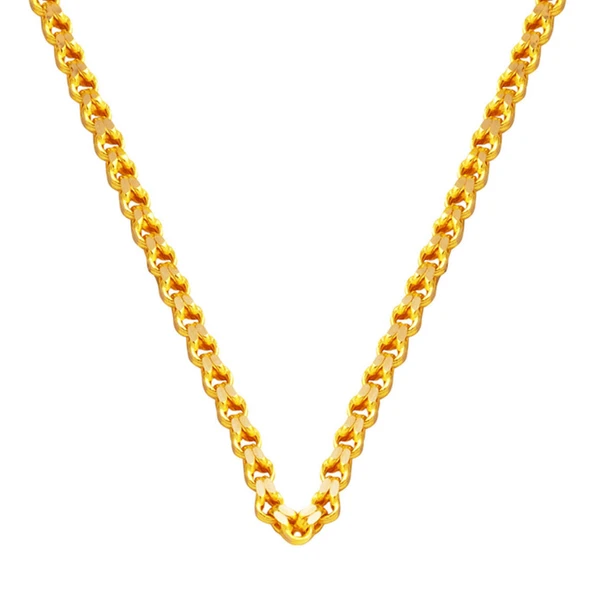 Güverse Altın Zincir (3mm Enli) 50 cm. ürün görseli 1