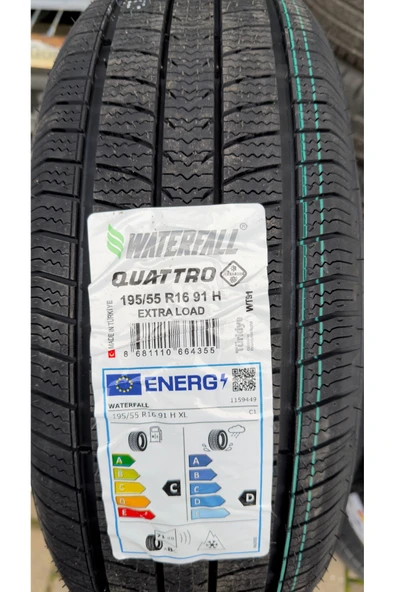 waterfall 195/55R16 91H XL QUATTRO 4S ürün görseli 1