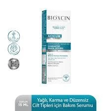 Bioxcin Acnium Karma ve Yağlı Ciltler İçin Konsantre Bakım Serumu 15 ml ürün görseli 1