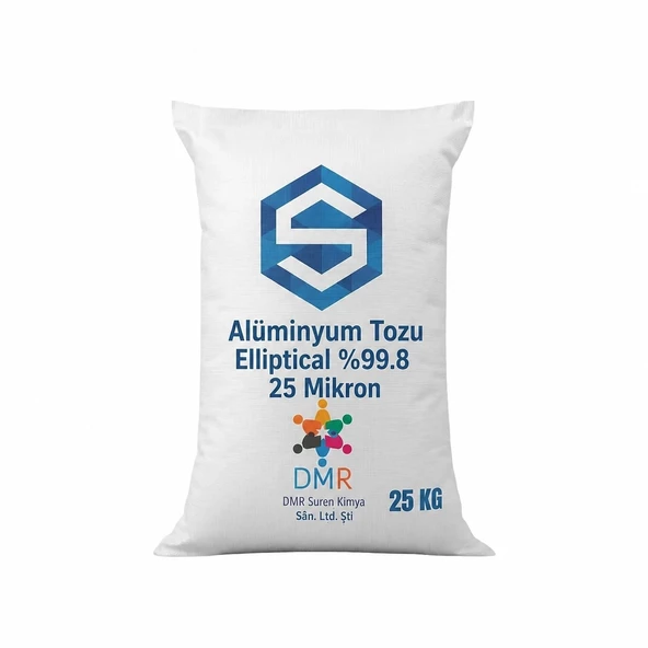 Alüminyum Tozu Elliptical %99.8 25 Mikron 25 Kg ürün görseli 1