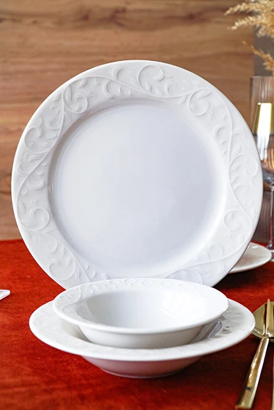Bahar 18 Parça 6 Kişilik Yemek Seti - Resim 5