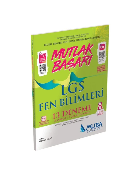 Muba Yayınları 8. Sınıf Lgs Fen Bilimleri 13 lü Deneme Sınavı Yeni ürün görseli 1