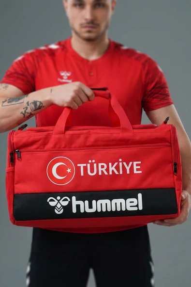 Hummel Asos Milli Takım Spor Çantası Kırmızı ürün görseli 1